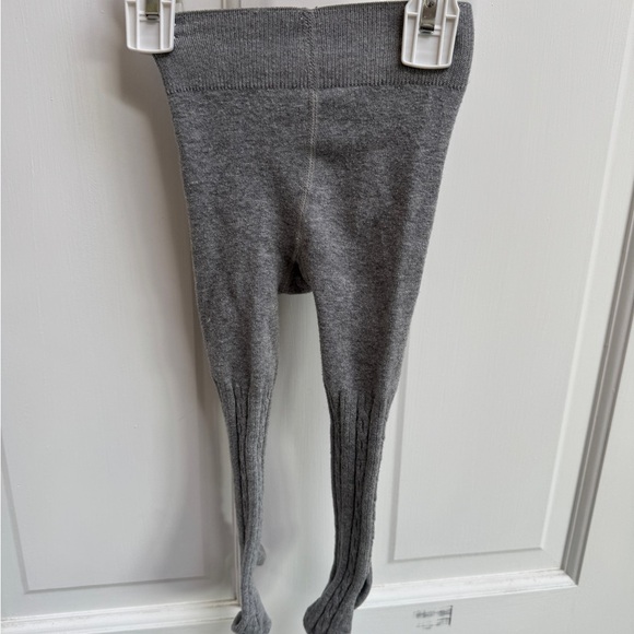 12-24M Girls Stylish Gray Knit Baby Stockings - Picture 1 of 5